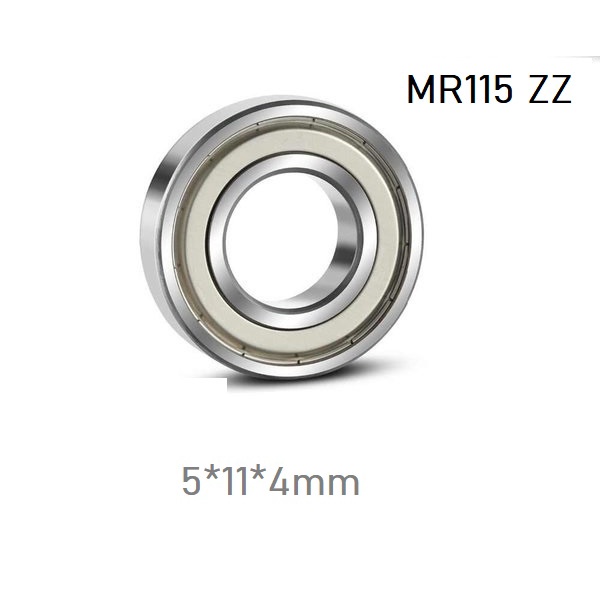 Miniatur Bearing Bering Ball Bearing 5x11x4 5x11x4mm diameter mm OD 11mm ID 5mm lubang 5mm MR115ZZ