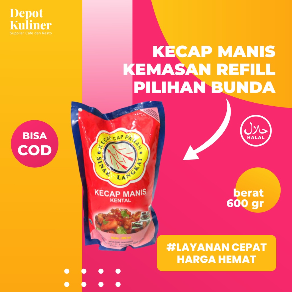 Kecap Manis Panah 600ML Pouch Refill