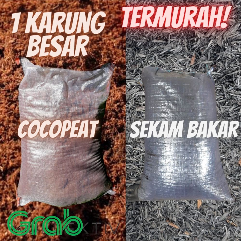 Jual Cocopeat Dan Sekam Bakar Karung 50Kg Khusus Instant | Shopee Indonesia