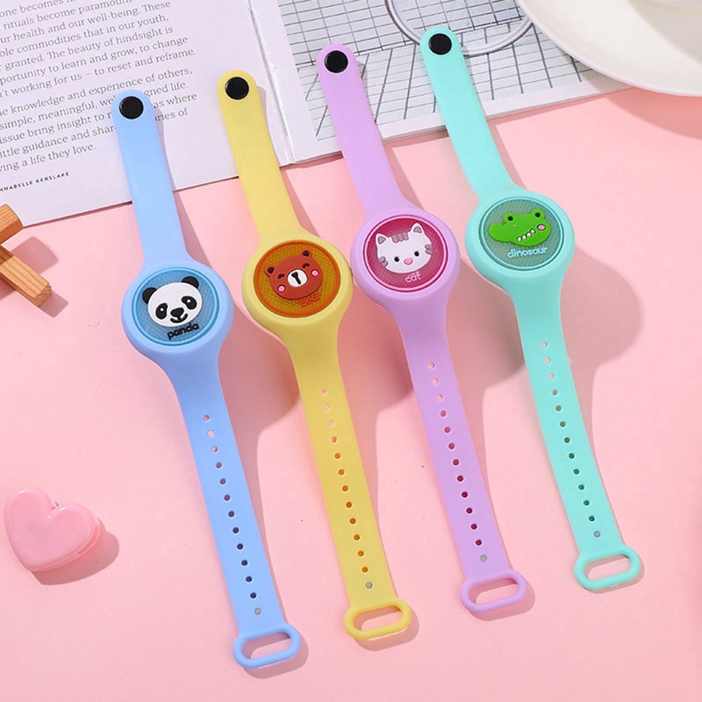 [✅COD] Jam Gelang Tangan Anti Nyamuk Led Aksesoris Fashion Bayi Anak Laki laki Perempuan Pria Wanita