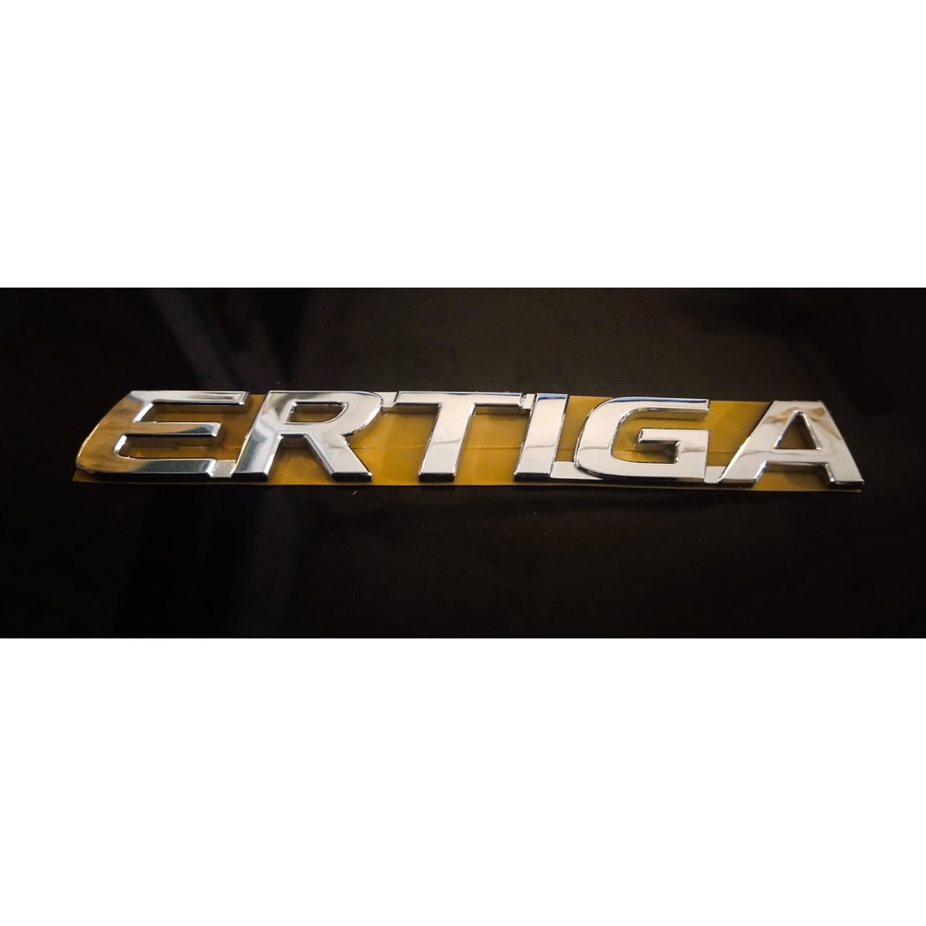 Emblem Logo Tulisan Ertiga Chrome Original