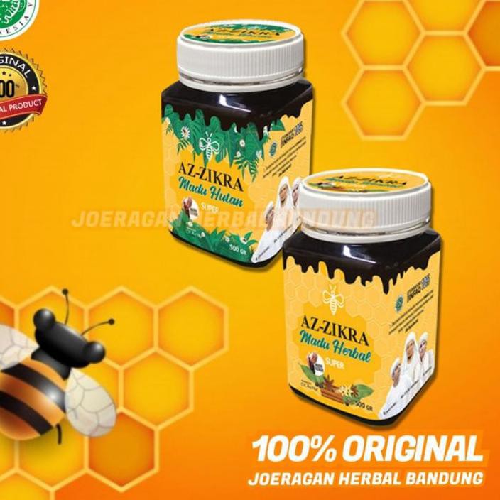

BIG SALE!! KODE-234 Madu Azzikra Az-Zikra Super 500gr Asli Kemasan Baru