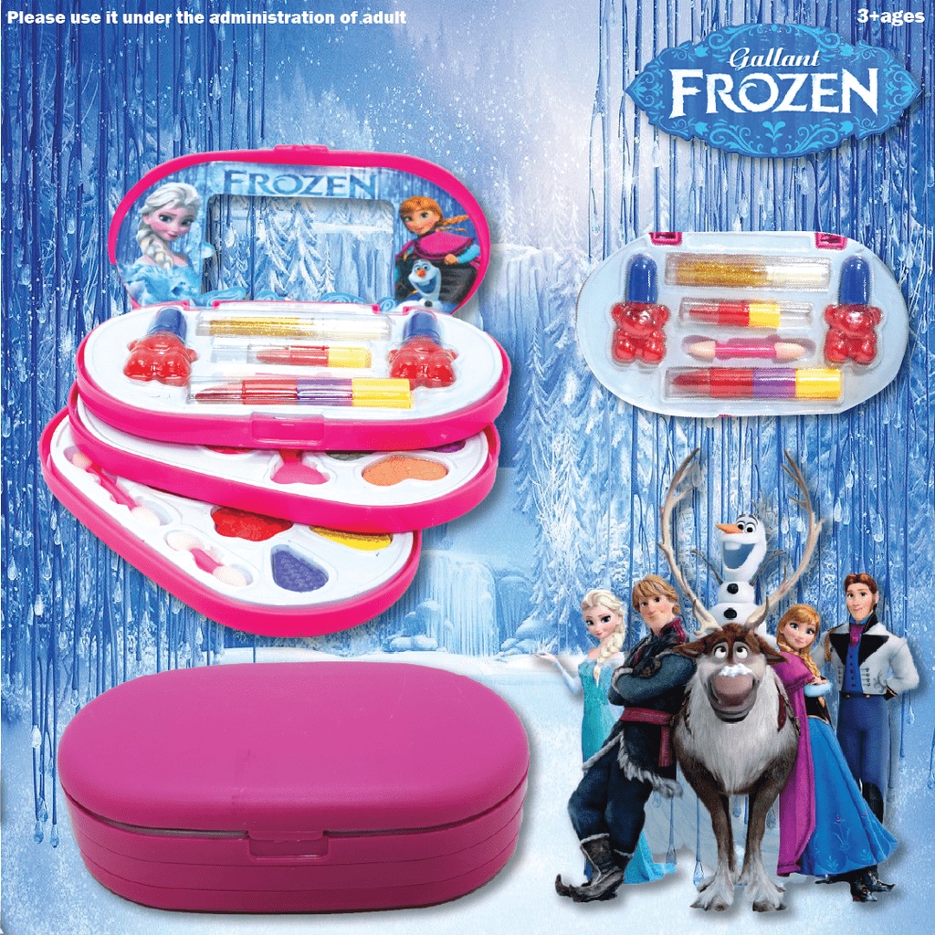 Makeup Set Make Up Anak Frozen Eyeshadown Mainan Anak Lengkap SNI