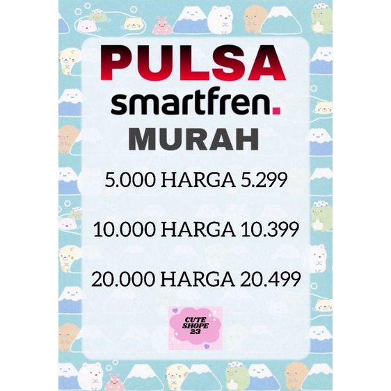 PULSA SMARTFREN MURAH 5K, 10K, 20K