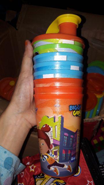 Grosir! Set Tas Kubus Tempat Makan Gelas 05/paket Hadiah Souvenir