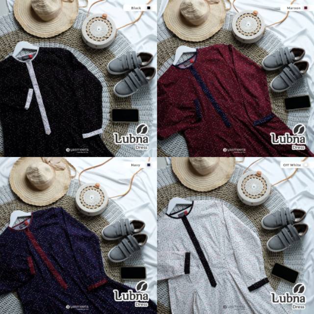 Gamis/dress motif busui  Lubna dress by yasmeera