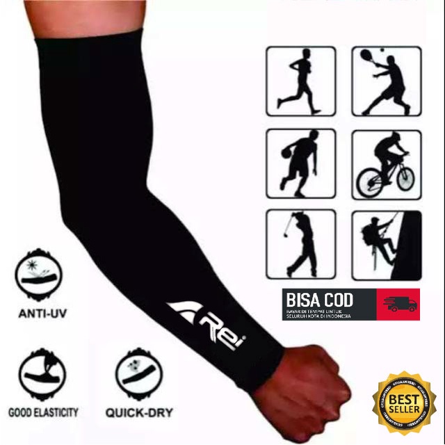 Manset tangan / ArmSleeve / manset olahraga / Pelindung Tangan olahraga / manset tangan rei / / cod