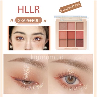 HLLR Korean Eyeshadow Pallete Easy to draw beautiful shades around the eyes last long Waterproof XX058