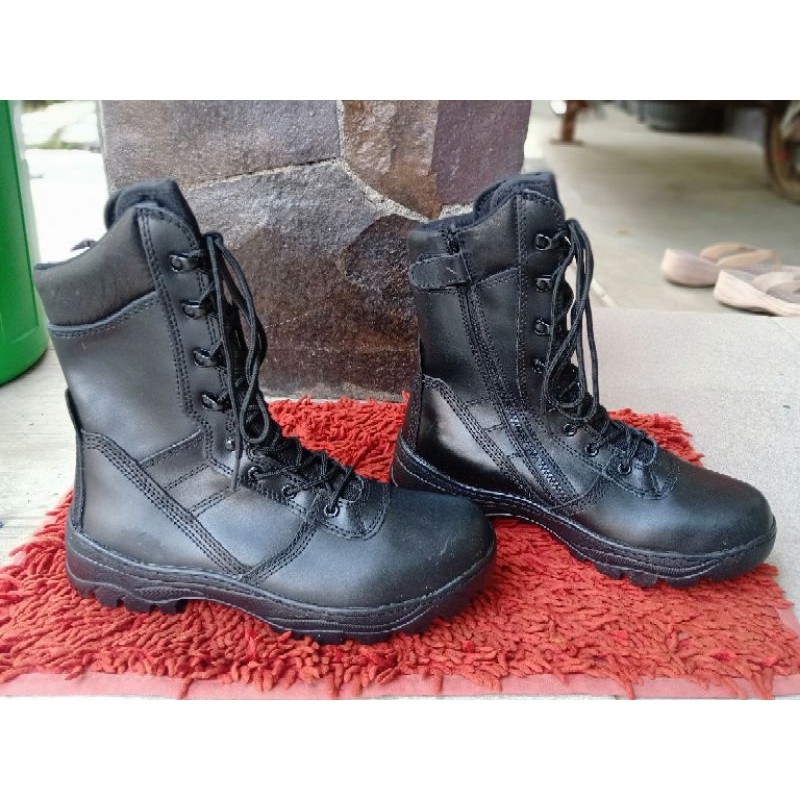 Sepatu PDL Resleting, jatah TNI AD ORIGINAL