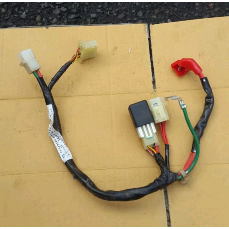 SUB HARNESS BATTERY RELAY STARTER kabel soket aki accu acu baterai beat fi lama