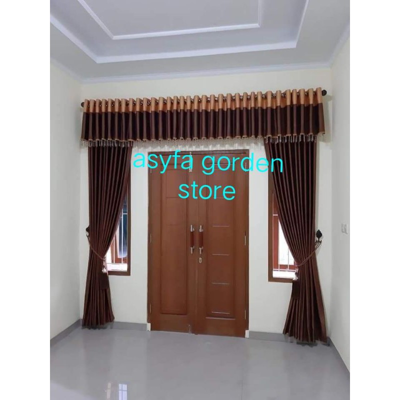 gorden poni satu set termurah bahan blackout import