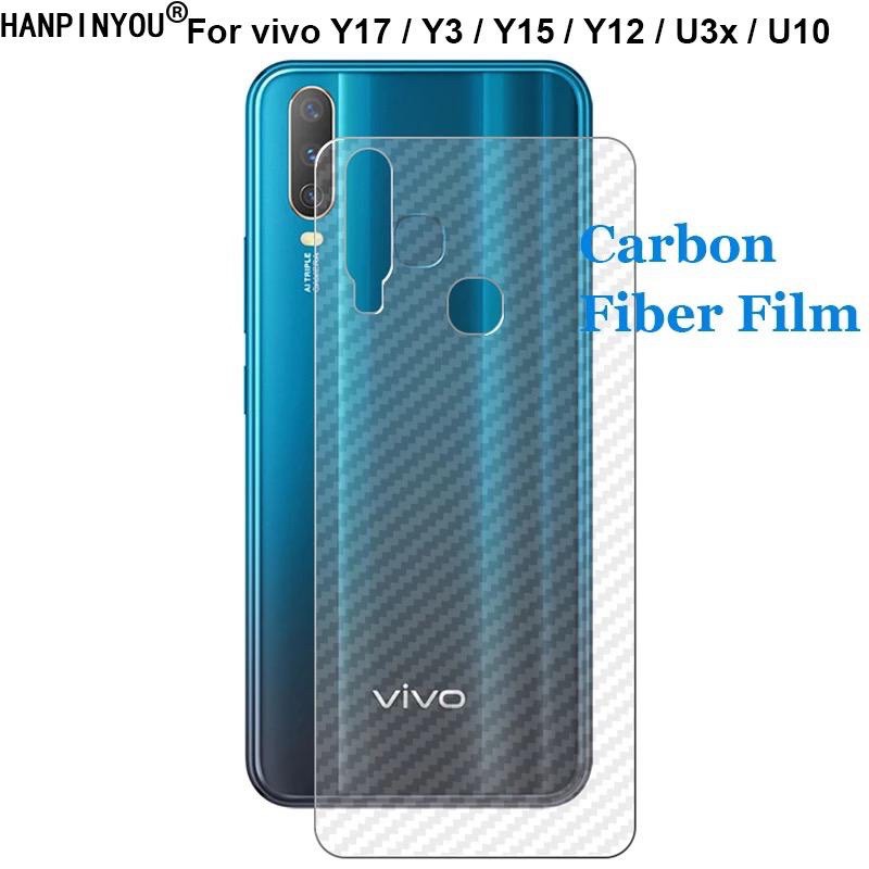 Skin Carbon VIVO V15 PRO Y01 Y12i Y20 Y20i Y11 Y12 Y15 Y15S Y15A Y17 Y73 Y75 V5 V5S V9 4G 5G antigores belakang Garskin Sticker