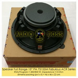 Terlaris  Speaker Full Range 15 inch PA 75155 M 75155M Fabulous ACR 800 Watt 800W  Diskon