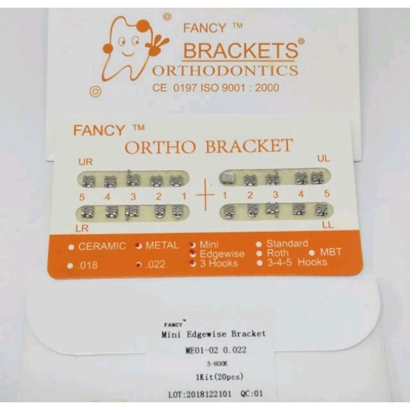 BRACKET FANCY ORANGE 3 HOOKS