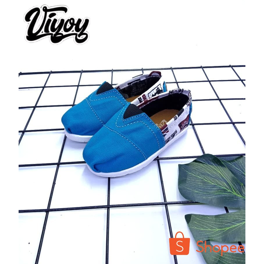 Sepatu Anak slip On Unisex Sepatu Anak Slip On Laki laki dan perempuan Sepatu WK Termurah Size 22-35