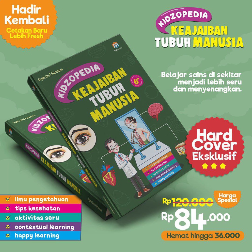 KIDZOPEDIA TUBUH MANUSIA/BUKU SAINS ANAK/TUBUH MANUSIA
