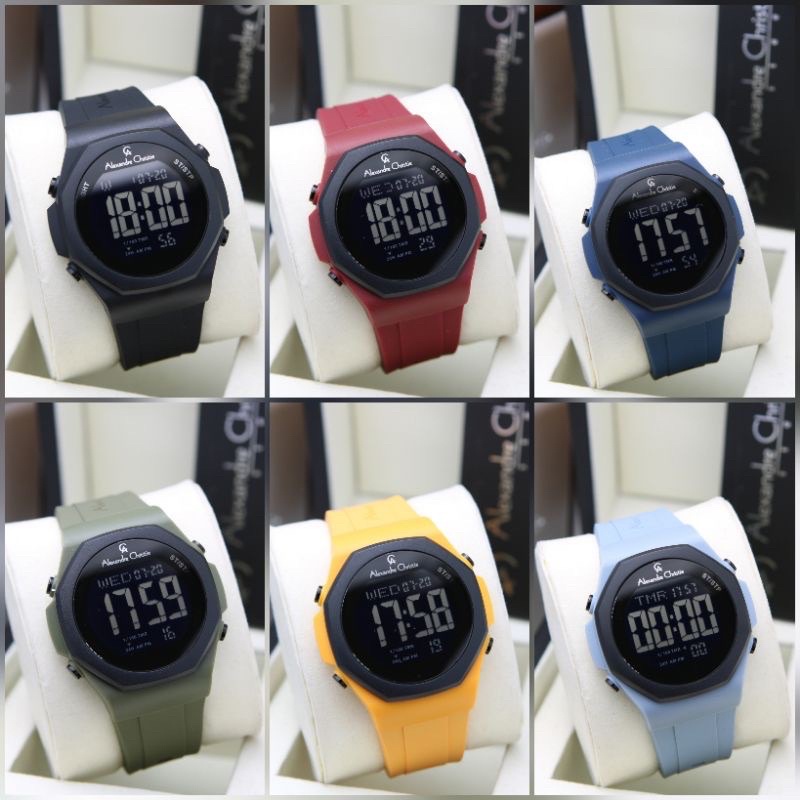 JAM TANGAN PRIA ALEXANDRE CHRISTIE AC 9359 AC9359 DIGITAL TERBARU ORIGINAL