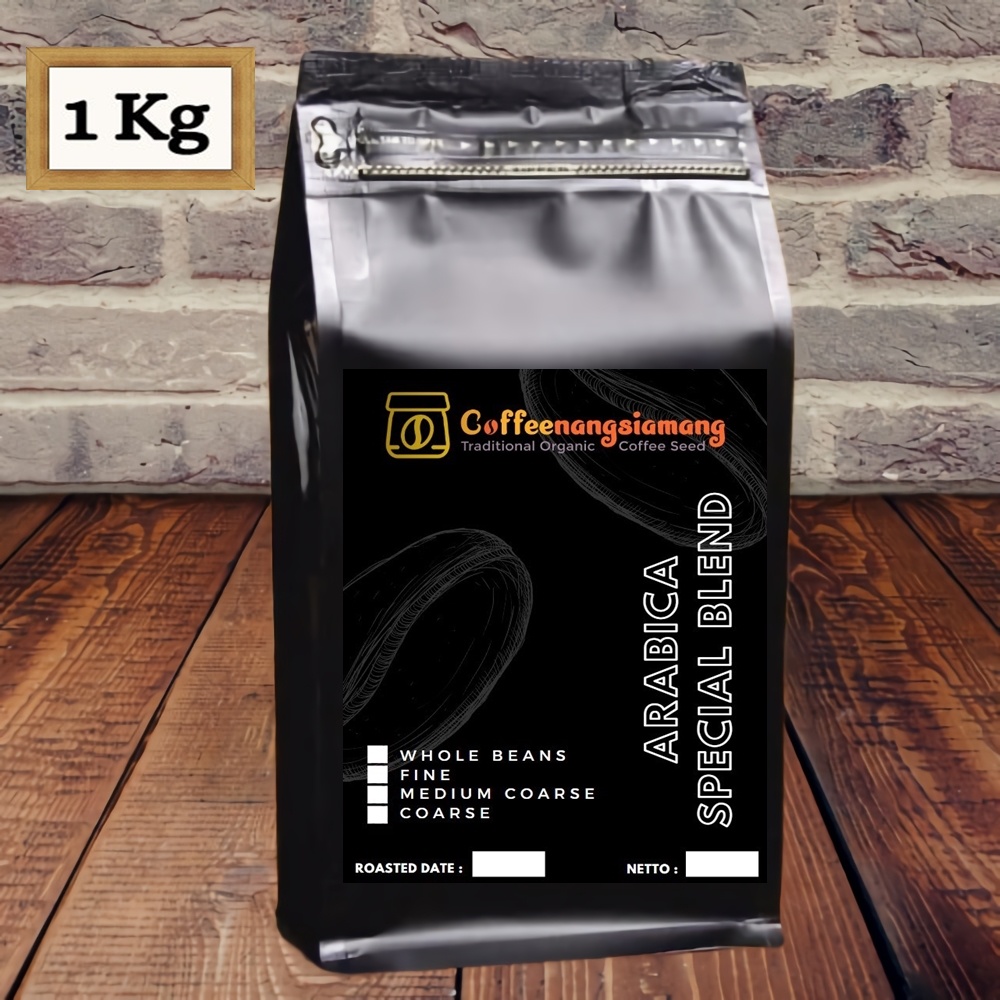 

KOPI ARABIKA SPECIAL BLEND 1Kg PREMIUM - (Biji/Giling)
