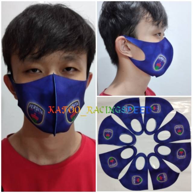 MASKER SCUBA CLUB BOLA LOGO PERSITA DEWASA