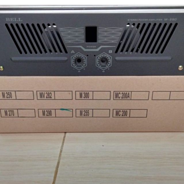 Box Bell M290 box power amplifier bell