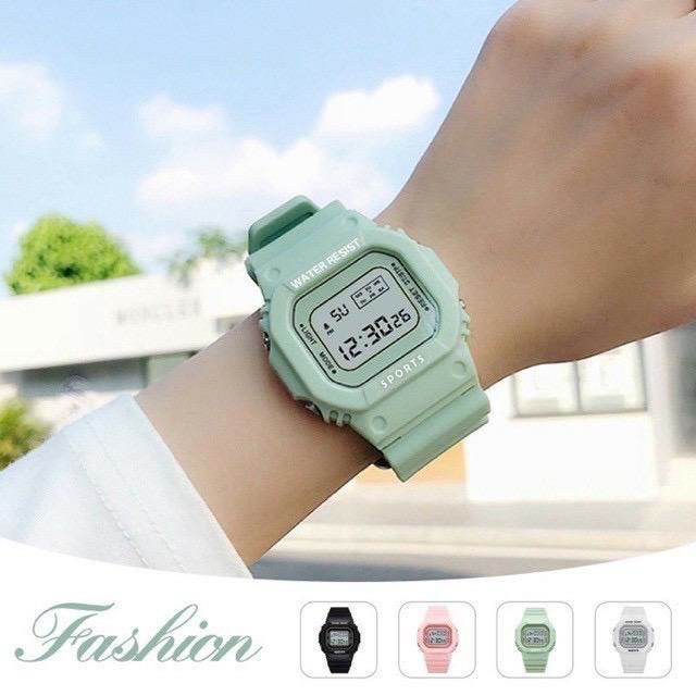 JAM TANGAN DIGITAL RUBBER2 PRIA WANITA SEGI DW-5600 GROSIR MURAH