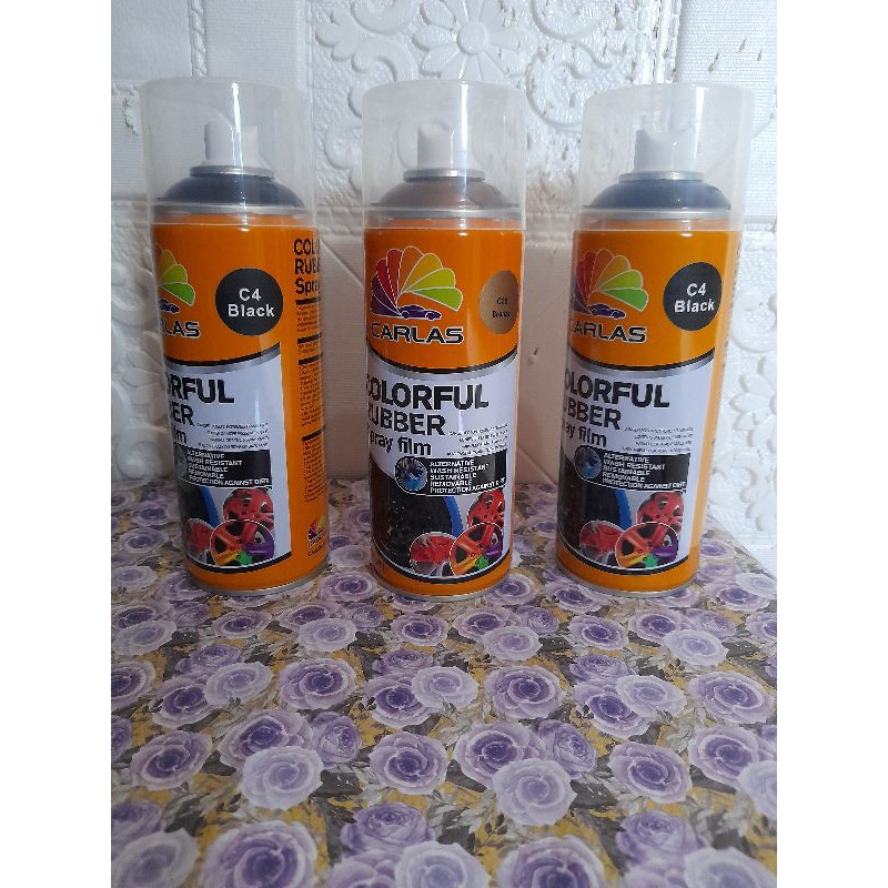 CARLAS RUBBER PAINT - C4 BLACK