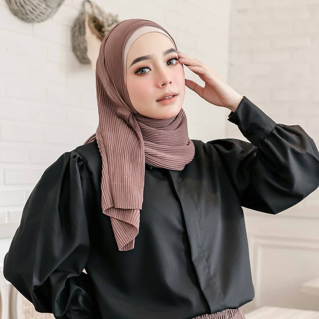 BISA COD plisket pashmina / pasmina plisket  / phasmina lidi / phasmina diamond premium180 X 75cm