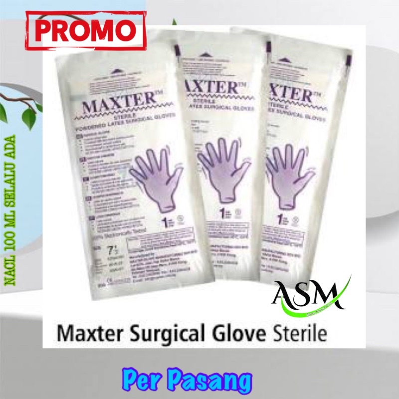 SURGICAL MAXTER GLOVE | SARUNG TANGAN MAXTER STERIL