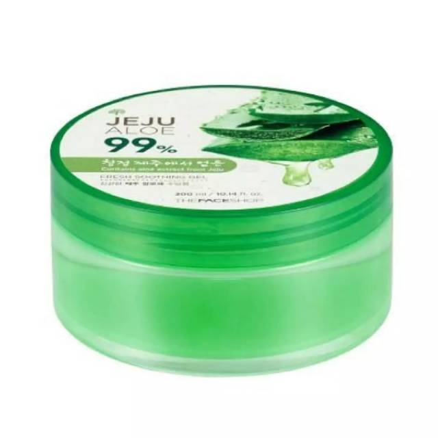 Jual The face shop aloe vera soothing gel 99 300ml