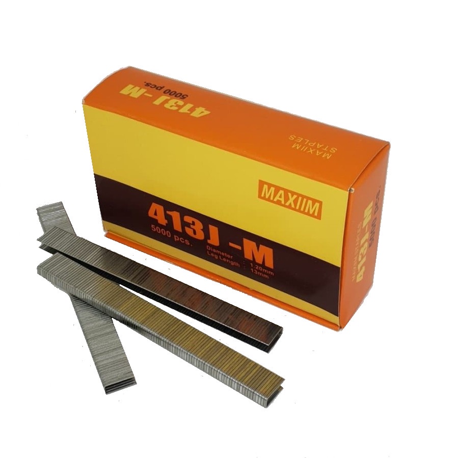 

Isi Refill Staples Tembak Manual 3 in 1/Air Nailer Kompresor MAXIIM/MAXIM 413J-M/413 J - isi 5000 pcs