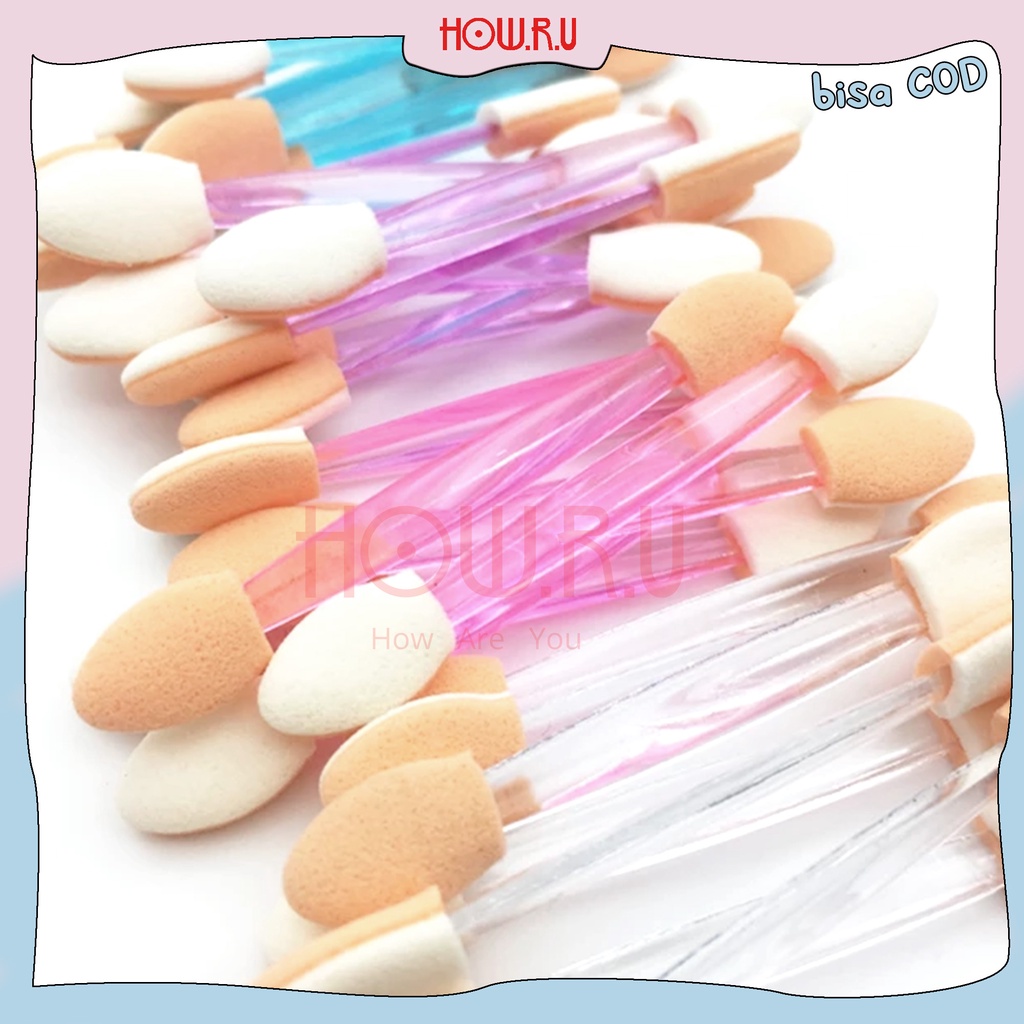 HOW.R.U | Kuas Eye Shadow Pendek + Brush