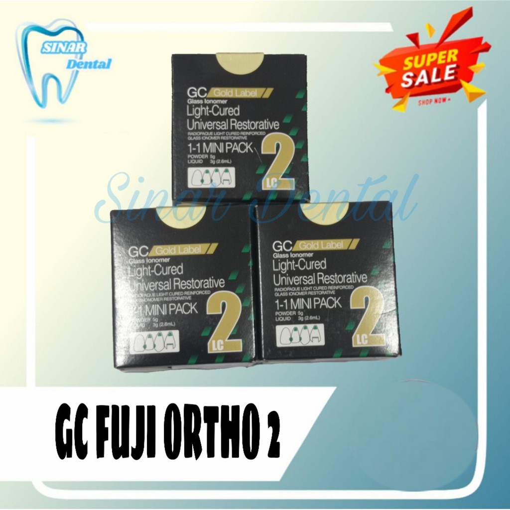 GC FUJI 2 MINIPACK LIGHT CURED GOLD LABEL A3 / LEM BEHEL/ LEM ORTHO