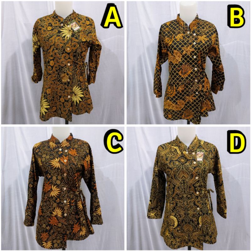 Atasan Batik Kerja | Blus Kerja Batik | Blus Kantor | Atasan kantor | Baju Kerja Wanita