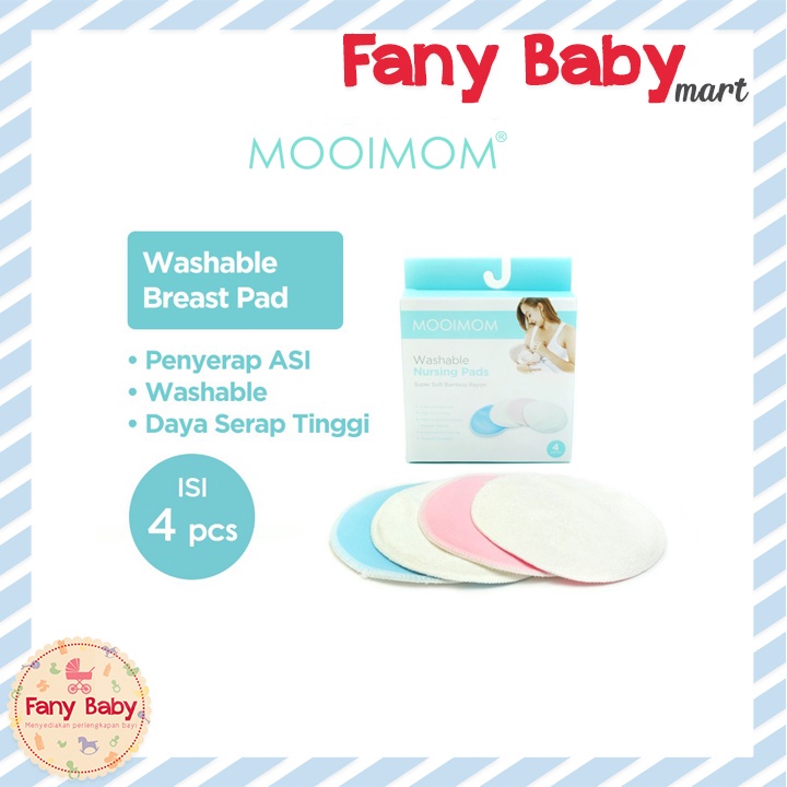 MOOIMOM WASHABLE NURSING PADS / A7003 (BREASTPAD)