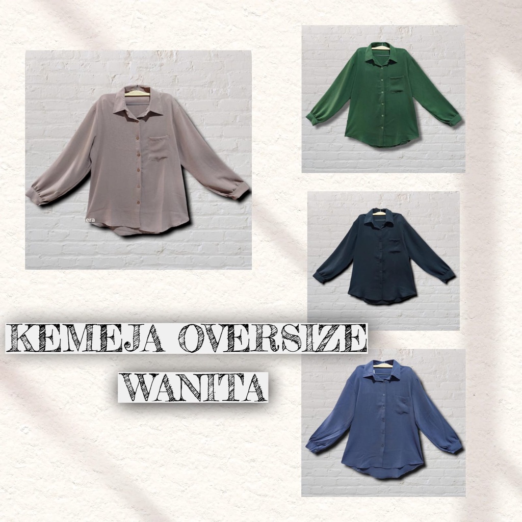 KEMEJA OVERSIZE WANITA