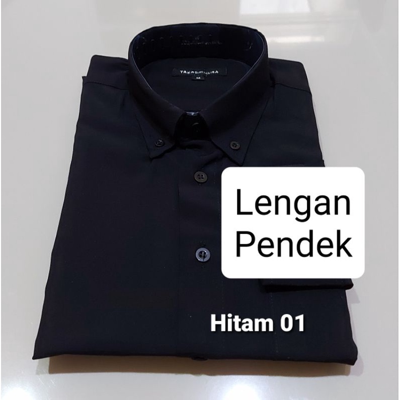 Kemeja Polos Lengan Pendek M L XL XXL XXXL 2XL 3XL - Kemeja Pendek Polos