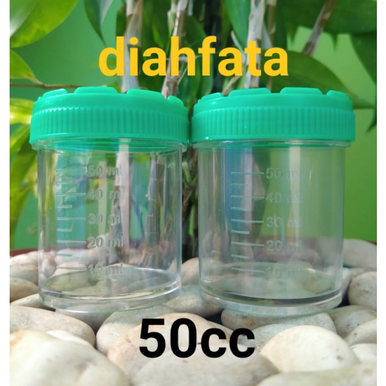 10 Pcs Pot SaLep Tutup Hijau 50cc