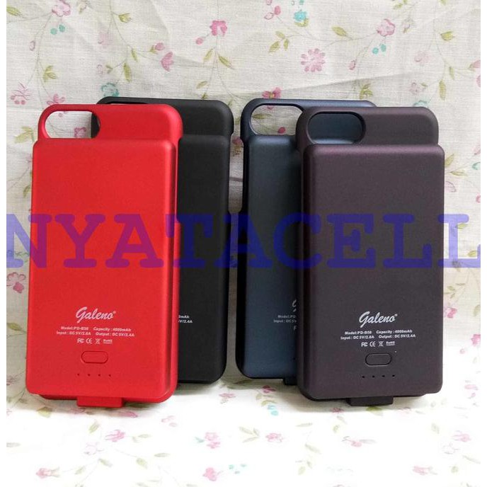 Baru Powercase Galeno Iphone 8 /Cover/Power Bank/Original/Fast Charge Ready Stock