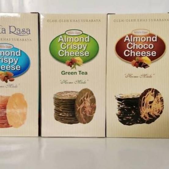 

Terdepan Top Almond crispy cheese wisata rasa - COD - oleh oleh khas surabaya FREE bubblewrap