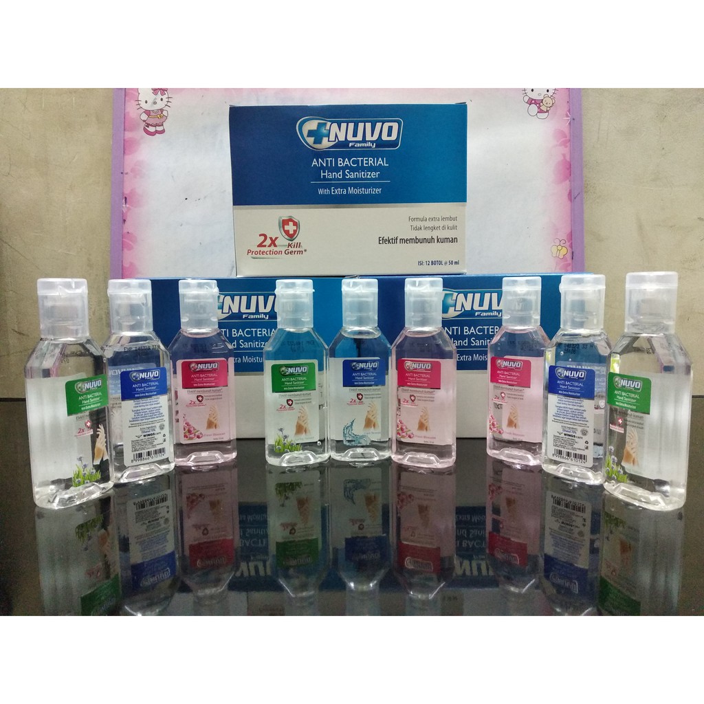 Hand Sanitizer NUVO 50ml Anti VIrus dan Bakteri