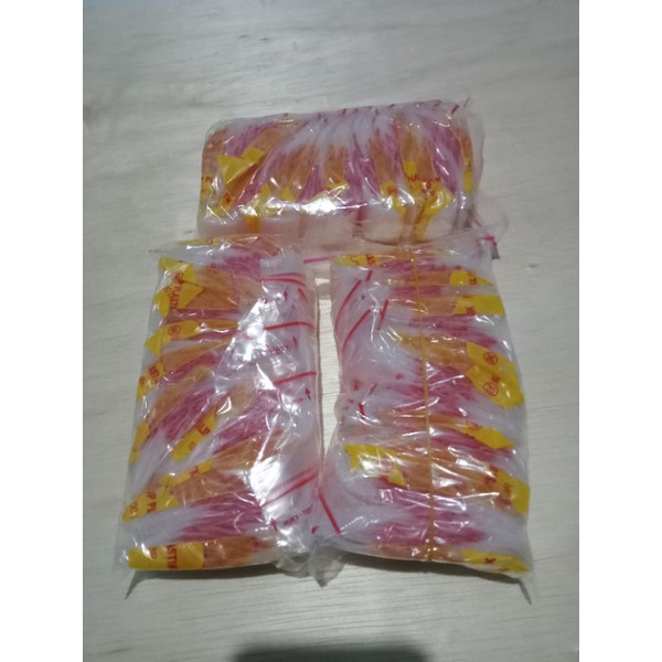 plastik klip kecil 2cm x3cm 10 bungkus