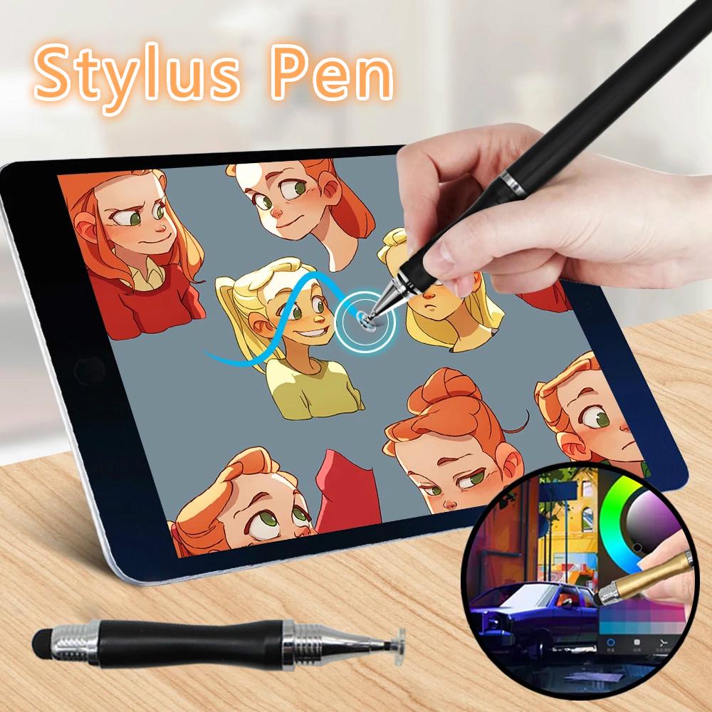 2 in 1 Capacitive Touchscreen stylus pen drawing Universal Stylush Pen Tablet Android Iphone Laptop