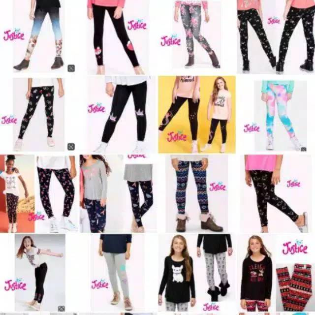 LEGGING GIRL JUSTICE / CELANA PANJANG ANAK PEREMPUAN JUSTICE /ORIGINAL BRANDED LEGGING