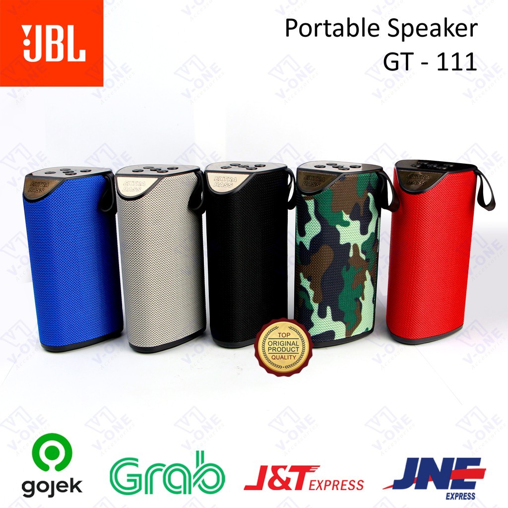 SPEAKER BLUETOOTH JBL GT-111 PORTABLE SPEAKER WIRELESS
