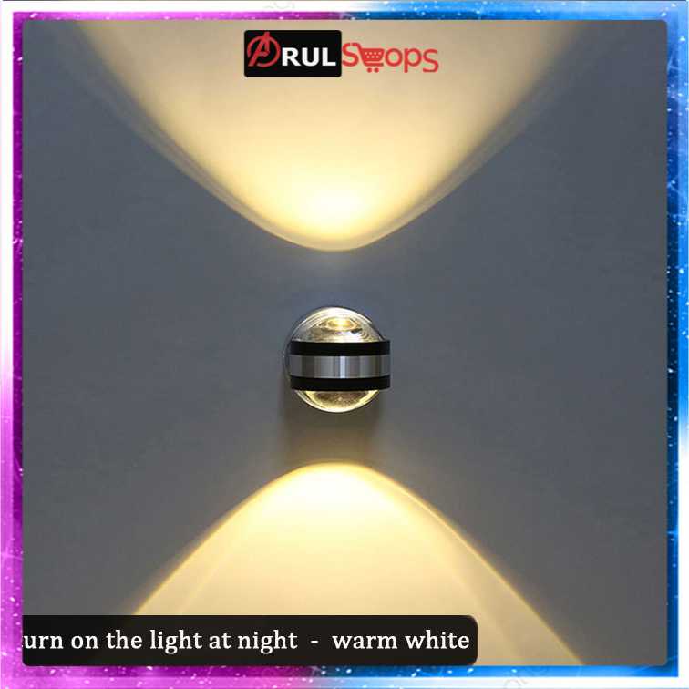 VECLI Lampu Hias Dinding Minimalis Wall Lamp LED 6W Warm White WLA8286