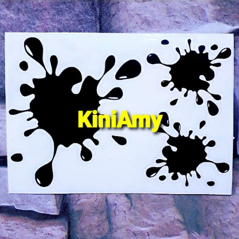 Cutting Sticker Bercak Cat (Real Pict) Untuk Penutup Baret Atau Penutup Lecet Body Motor Mobil | Sti