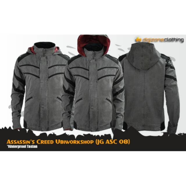 Jaket Anime Game Assassin's Creed Ubiworkshop Jacket Hoodie (JG ASC 08)