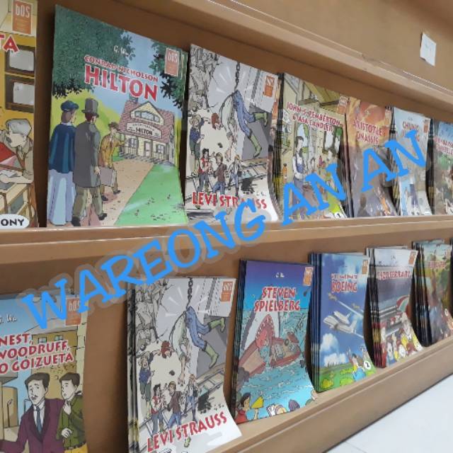 Buku Biografi Orang Sukses Bos Komik Pendidikan Ready 25 Judul Shopee Indonesia