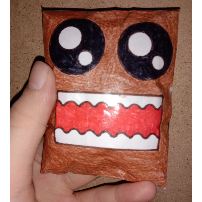 Homemade paper squishy Monster Domo slow