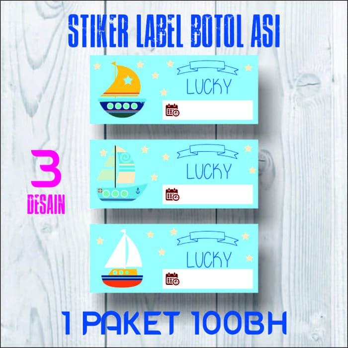 

STIKER LABEL BOTOL ASI STICKER LABEL SUSU BAYI MURAH ISI 100